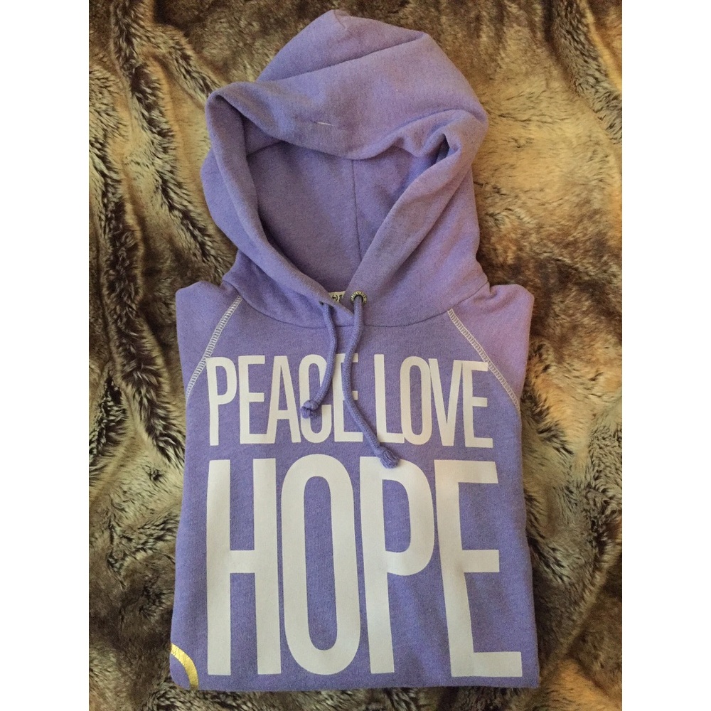 PINK Victoria's Secret Peace Love Hope Hoodie